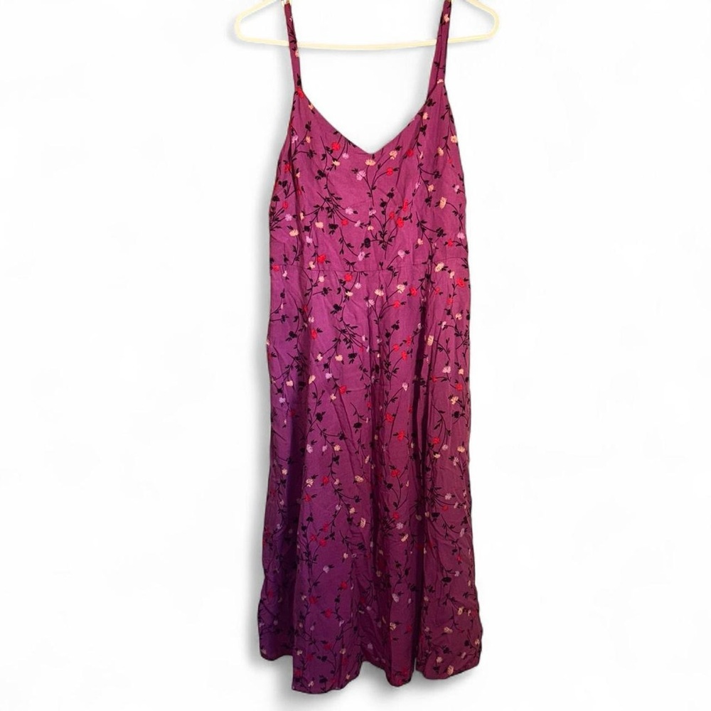 Gap Summer Dress Women's Size Medium Fuchsia/Pink, 46” Length
